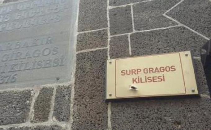 Դիարբեքիրում թուրք ոստիկանները կրակել են հայկական եկեղեցու ցուցանակի վրա