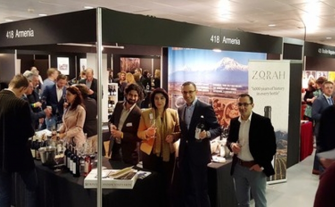 Armenian wines were presented in “Wine Professional Exhibition 2016” in Amsterdam