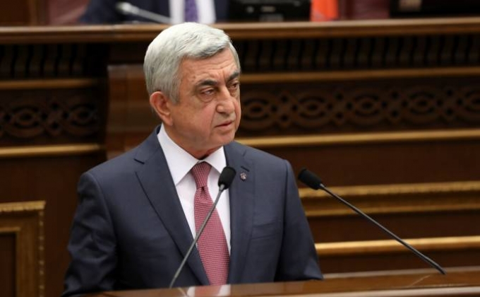 Armenian lawmakers elect Serzh Sargsyan as Prime Minister in historic vote