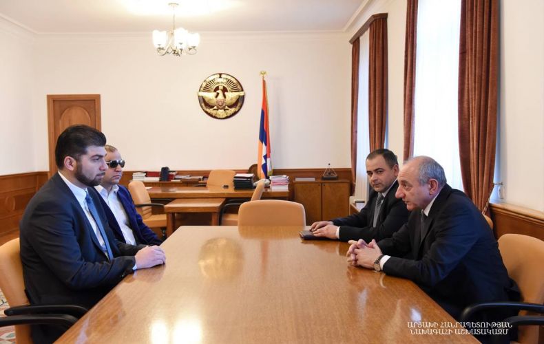 Bako Sahakyan received  head of the Armenian State Control Service Davit Sanasaryan