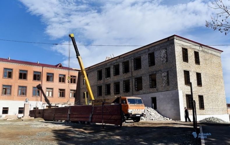 In January-September of the current year, construction of 32.8 billion drams carried out in Artsakh

