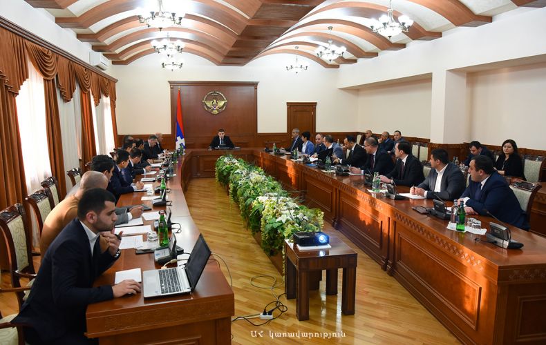 State Minister Grigory Martirosyan convened an enlarged session of the governmental commission