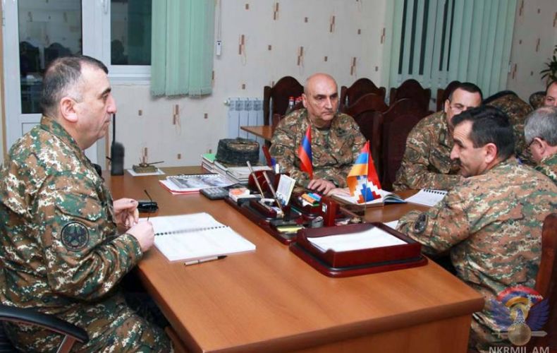 Artsakh defense minister visits several military units
