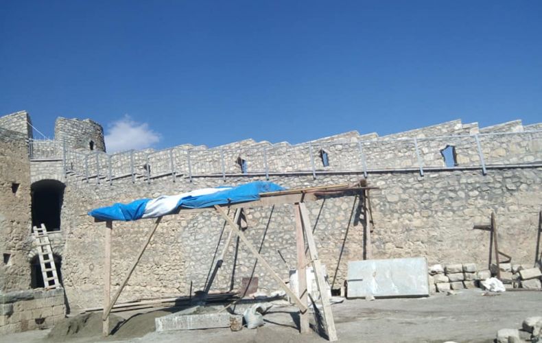 Reconstruction works are being conducted in Askeran fortress