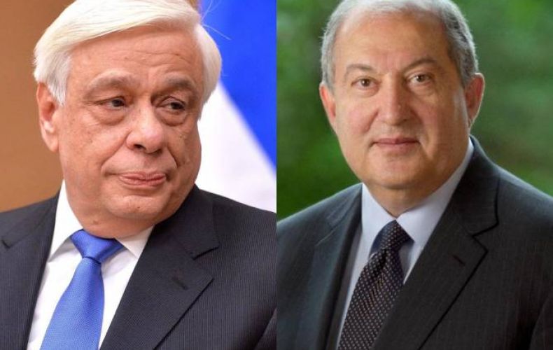 Armenian president congratulates Greek counterpart on Independence Day