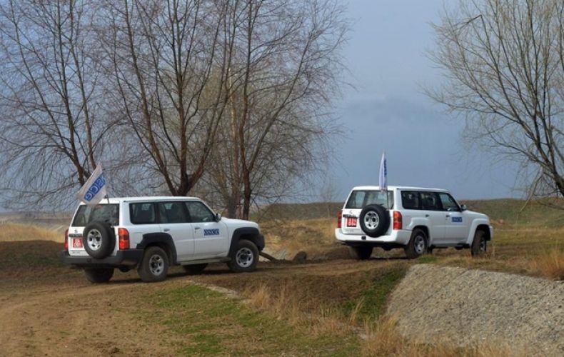 OSCE conducts ceasefire monitoring at Artsakh-Azerbaijan line of contact