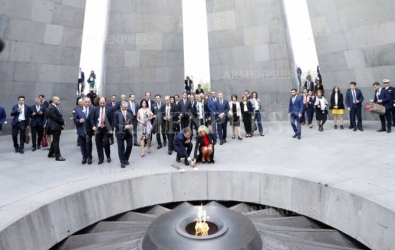“Man is capable of worst when he forgets what ties him with neighbors” – Emmanuel Macron’s Armenian Genocide Remembrance Day statement