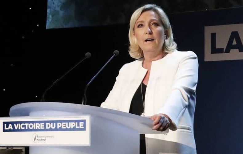 Ֆրանսիայում Լը Պենի «Ազգային միավորումը» եւ «Հառա՜ջ, հանրապետությունը» առաջատարներն են եվրաընտրություններում

