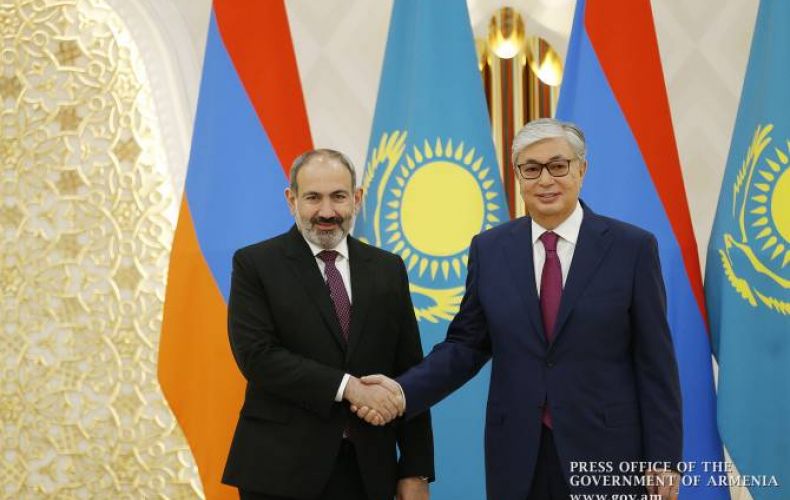 «Казахские и армянские компании тесно сотрудничают в разных сферах, необходимо придать этим связям дополнительный импульс» - президент Казахстана встретился с премьером Армении