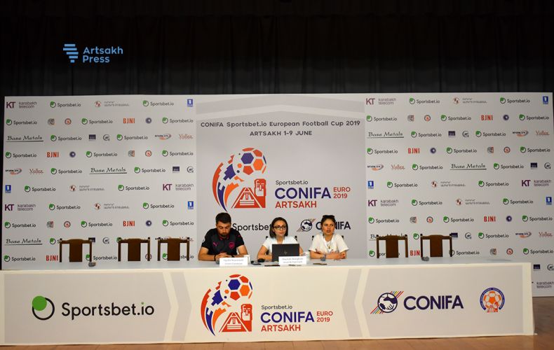 CONIFA Artsakh media officials held a press conference