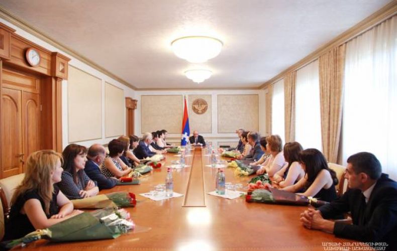 Awarding ceremony held at Artsakh Presidential residence