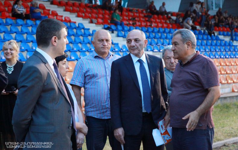 Бако Саакян ознакомился с подготовкой к 7-м Панармянским играм
