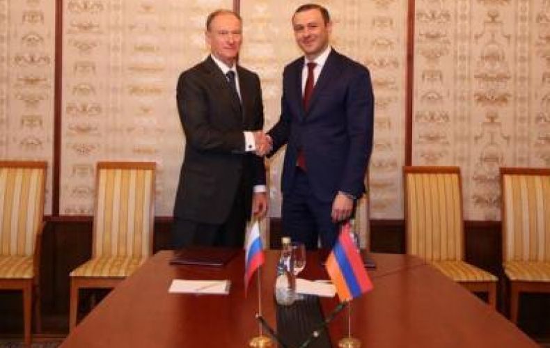 Patrushev highlights importance of interaction with Armenia on information security issue
