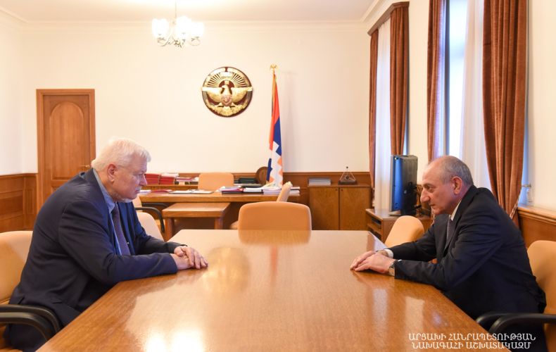 Artsakh’s President, Ambassador Andrzej Kasprzyk discuss situation on contact line