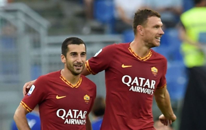 Dzeko hopes Mkhitaryan doesn't return to Arsenal after stunning Roma debut