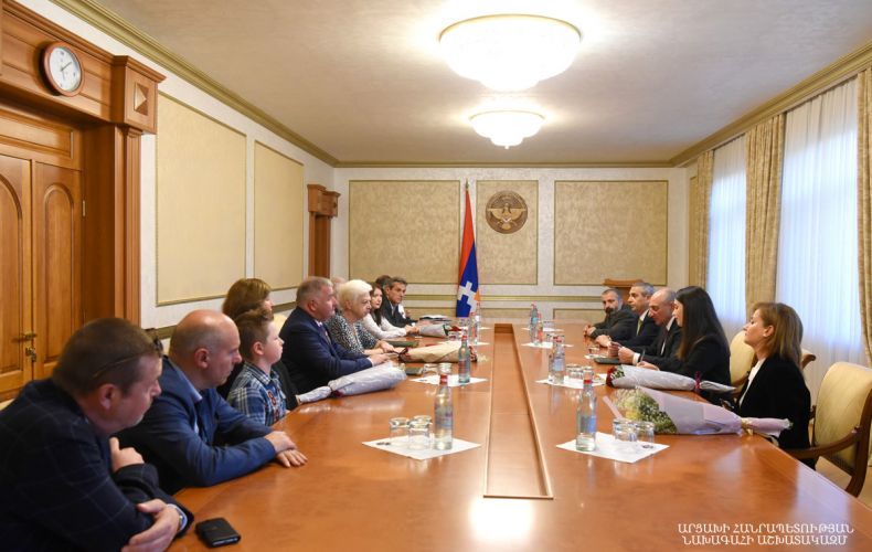 Bako Sahakyan held a meeting with members of Belgian, Cypriot and Czech delegation