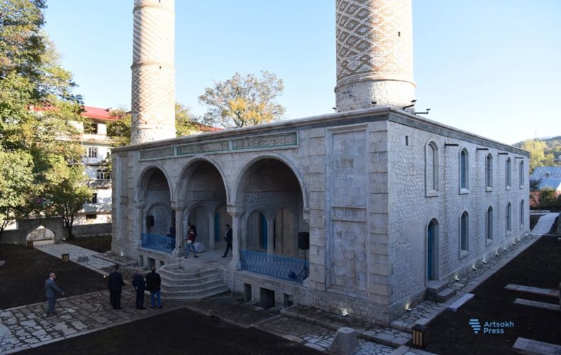 Solemn event dedicated to the completion of Gohar Agha Upper Mosque’s restoration took place in Shushi