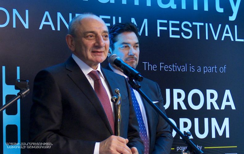 Bako Sahakyan attends event in Yerevan organized during 