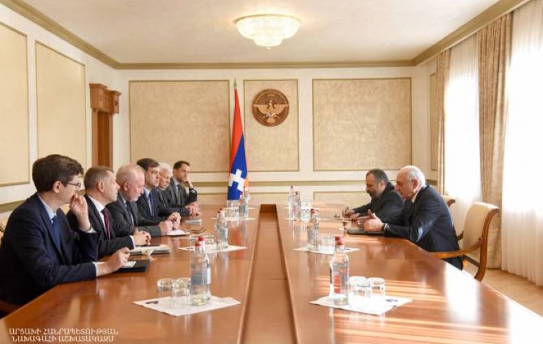 President of Artsakh receives OSCE Minsk Group Co-Chairs