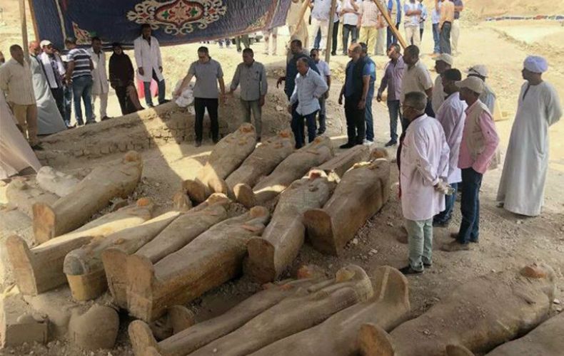 Եգիպտոսում 20 փայտյա սարկոֆագ են հայտնաբերել
