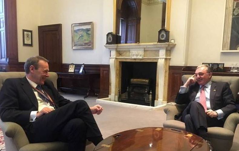 Armenian FM meets Permanent Under Secretary at UK Foreign and Commonwealth Office in London