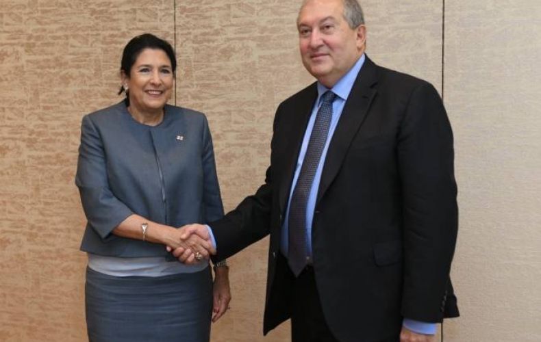Армен Саркисян встретился с президентом Грузии