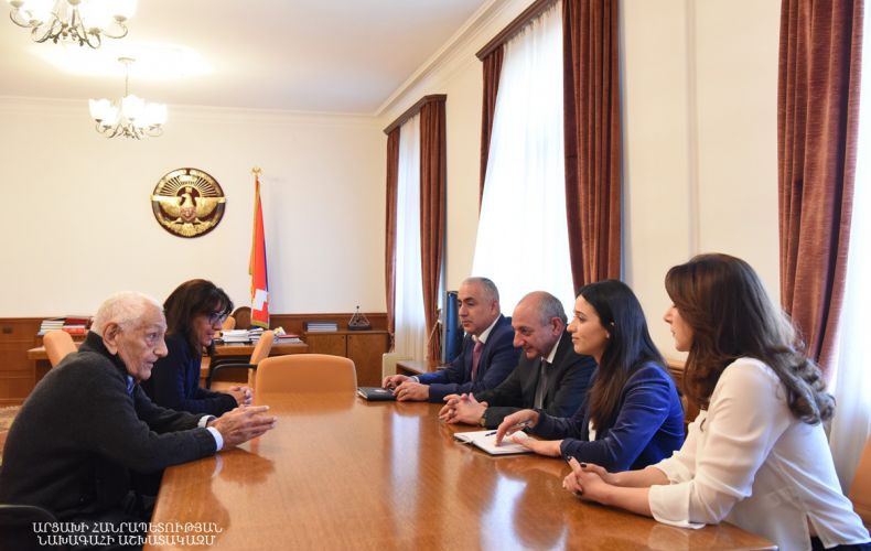 Bako Sahakyan receives member of Board of Directors of Armenian Women's Welfare Association