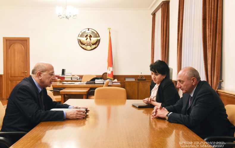 Bako Sahakyan receives Chair of Armenia’s Statistical Committee