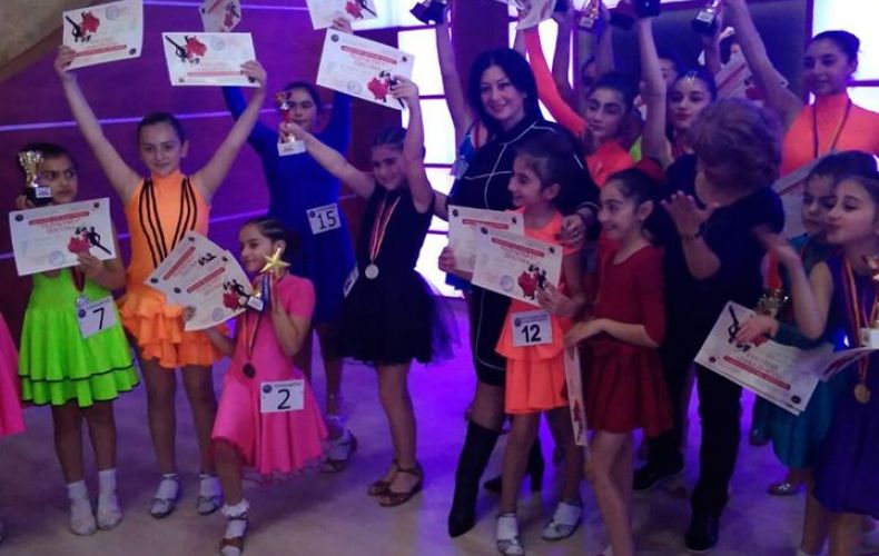 Students of Stepanakert City Hall Culture Center Won Prizes at the Open Championship of Sport Dances