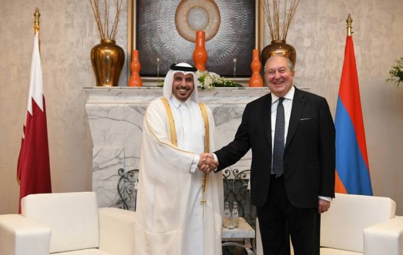 Армен Саркисян в Дохе встретился с премьер-министром Катара