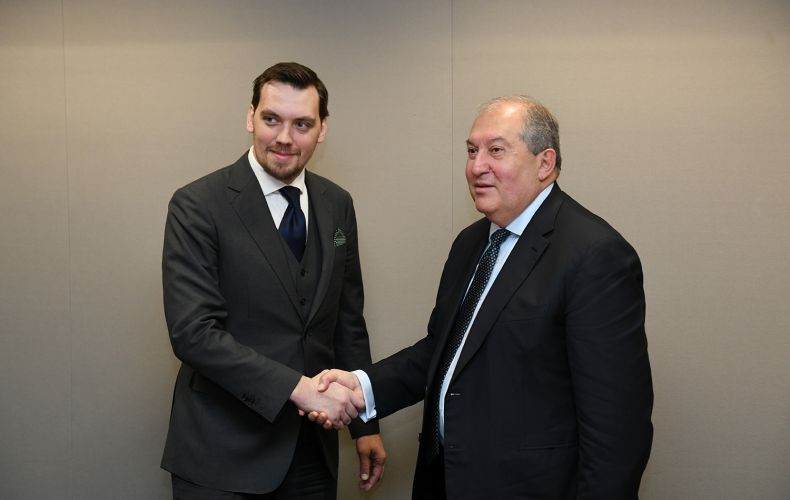 ՀՀ նախագահը հանդիպել է Ուկրաինայի վարչապետի հետ
