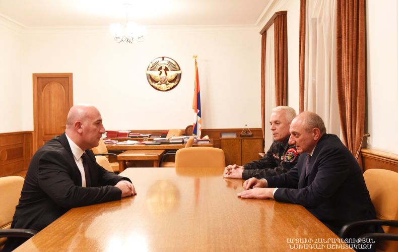 Bako Sahakyan received acting head of  Police of the Republic of Armenia