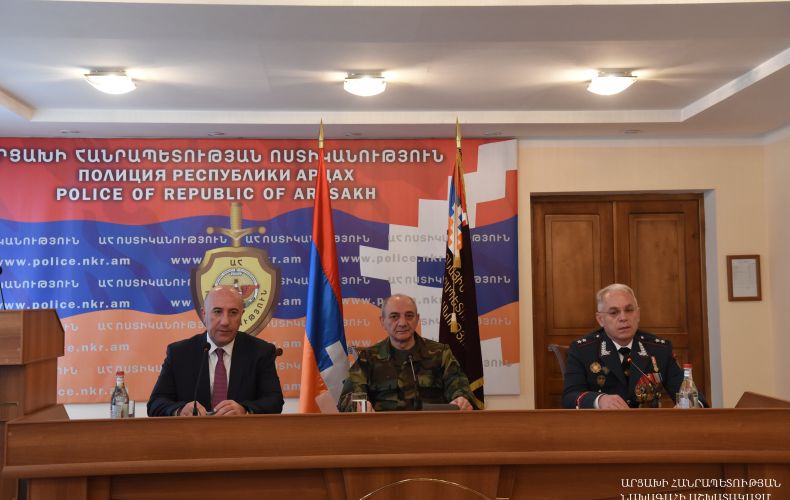 Bako Sahakyan participated in the solemn event dedicated to the Police Officer Day