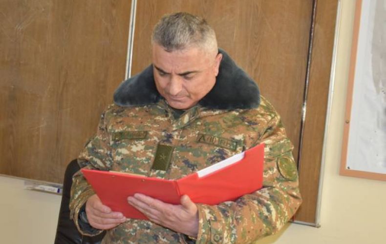 Deputy chief of Armenian army's general staff pays inspection visit to military formation