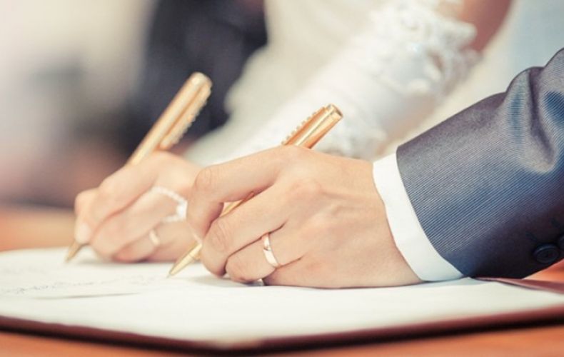 The number of foreign citizens' marriages registered in Artsakh increased
