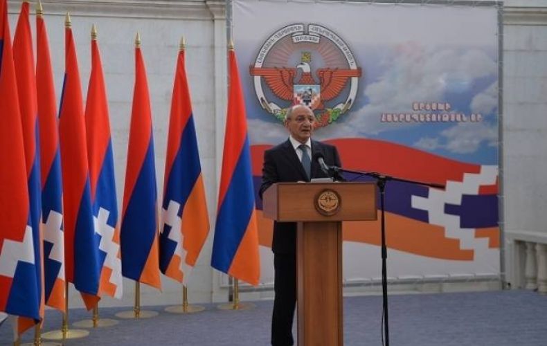 Bako Sahakyan addresses congratulatory message on Army Day