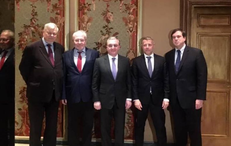 Armenian FM, OSCE Minsk Group Co-Chairs meet in Geneva