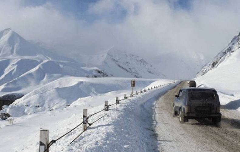 На территории Армении есть закрытые автодороги: в северных районах ожидается метель