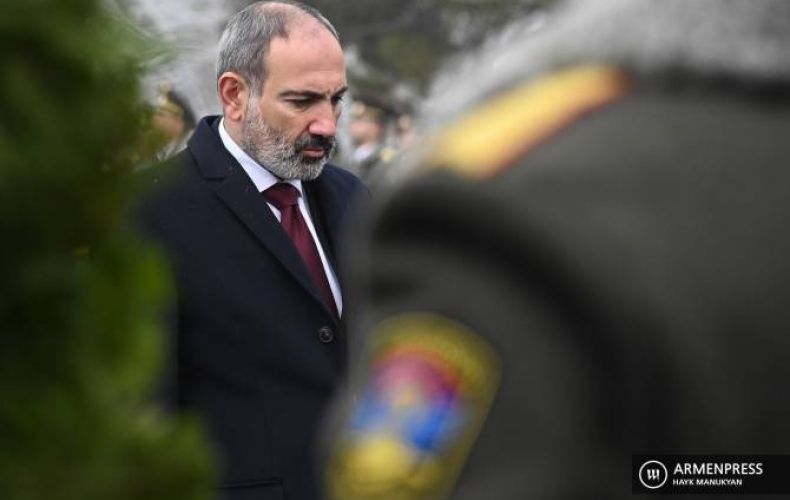 Armenia PM visits Genocide Memorial in Yerevan