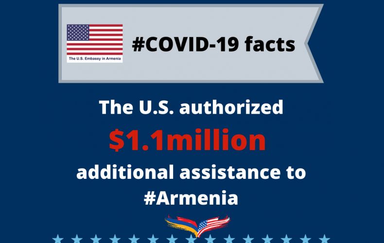 Ինչ նպատակով պետք է օգտագործվի ԱՄՆ կողմից Հայաստանին տրվող 1.1 մլն դոլարը. ԱՄՆ դեսպանատունը ներկայացնում է
