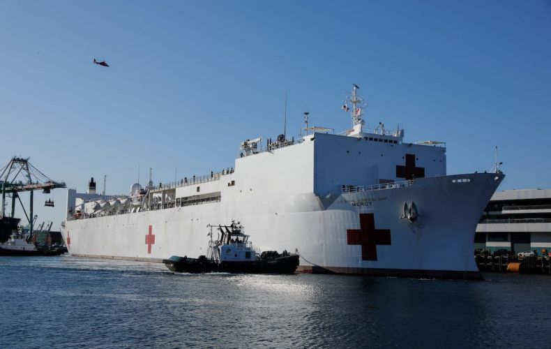 ԱՄՆ նավատորմի լողացող հիվանդանոցը ժամանել է Լոս Անջելես. INTERFAX