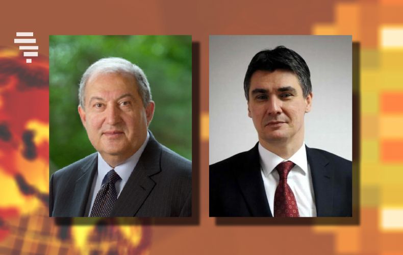 Արմեն Սարգսյանը շնորհավորել է Խորվաթիայի նախագահին՝ երկրի Պետականության օրվա առթիվ

