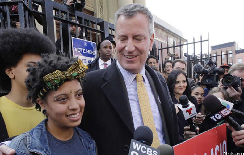NYC mayor's daughter arrested at Manhattan protest