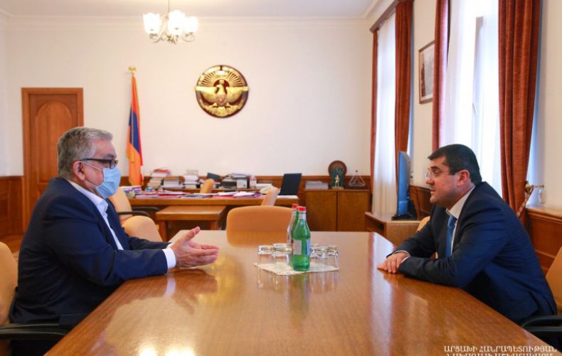 President Harutyunyan received General Manager of “Karabakh Telecom” Company Karekin Odabashyan