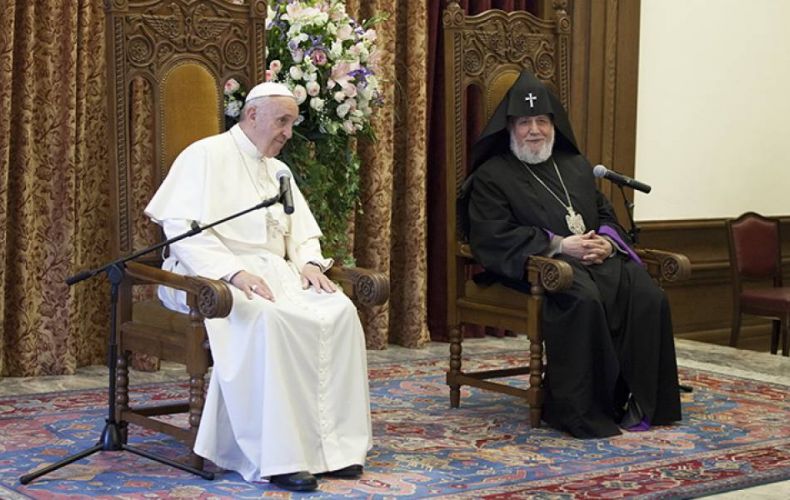 Католикос Всех Армян встретится в Италии с Папой Римским