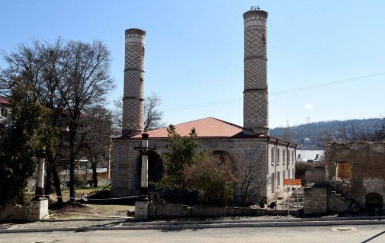 Azerbaijan targets Shushi at noon, Persian Mosque damaged