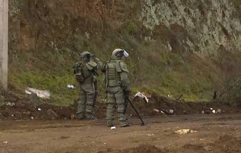 Russian servicemen continue demining activities in Nagorno Karabakh