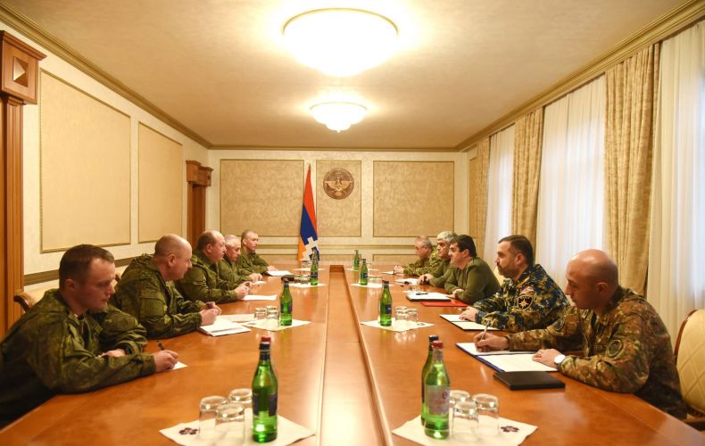 Arayik Harutyunyan received the delegation led by Lieutenant General Yury Stavitsky, Chief of the Engineering Corps of the Russian Armed Forces
