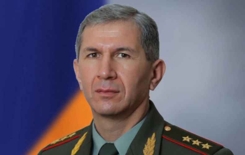 Artsakh army officers extend support to Armenian army chief