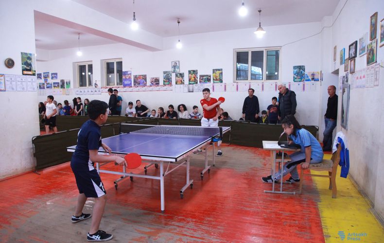 Table tennis tournament held in Stepanakert